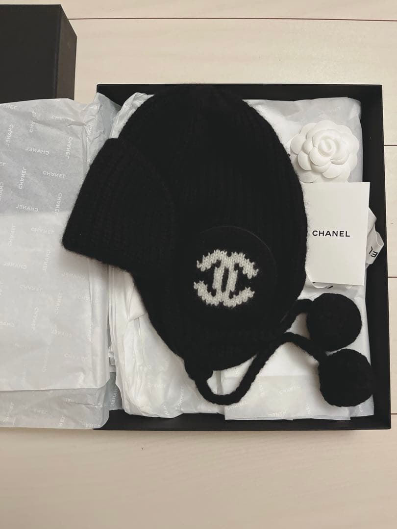 完売 希少♡ 新品未使用 CHANEL ニットキャップ シャネル ニット帽