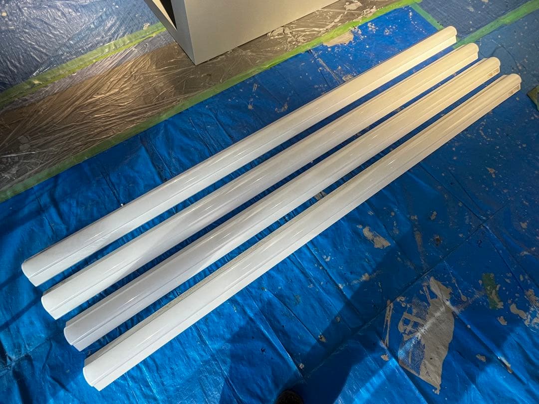 東芝 ベースライト器具本体とLEDバー 4本セット 約244cm 送料無料