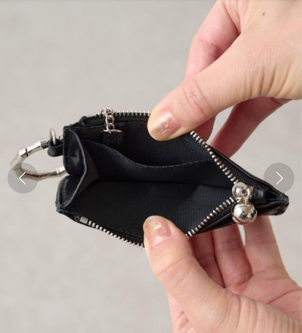 【新品】イアパピヨネ キルティングカードケース ブラック