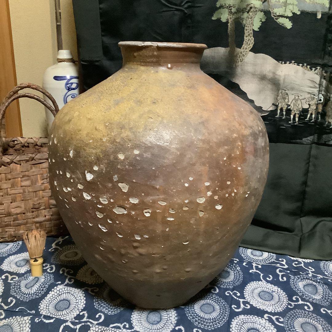古信楽　信楽焼　江戸　大壺　壷　古伊万里・九谷焼・輪島塗・備前焼・唐津焼好きにも