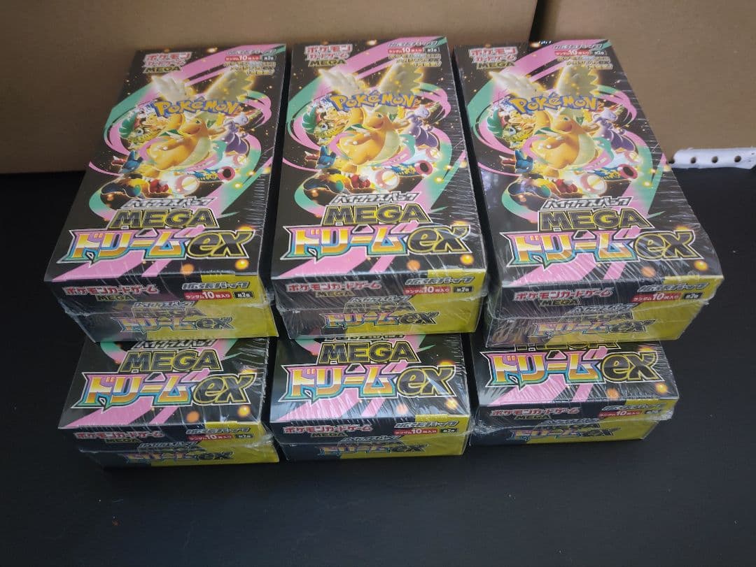 ポケモンカードMEGAドリームex ✖️６ BOX⭐︎シュリンク付き新品未開封