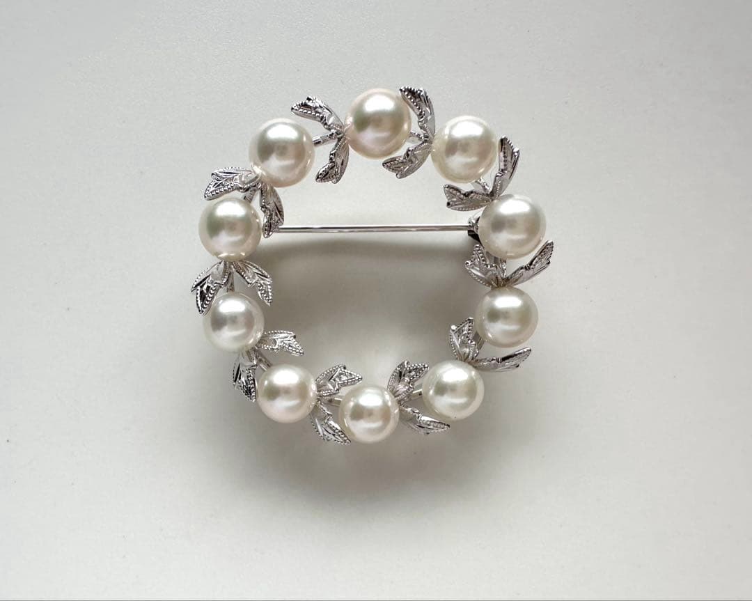 MIKIMOTO アコヤベビーパールブローチ SV