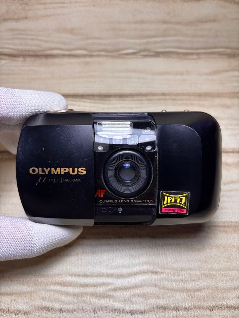 OLYMPUS μ[mju:] ブラック　コンパクトフィルムカメラ