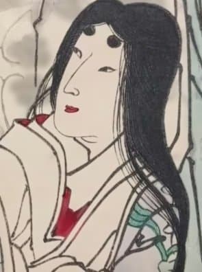 浮世絵版画、東繪畫夜競八幡太郎義家、橋本周延（楊洲周延)画、明治19年出版