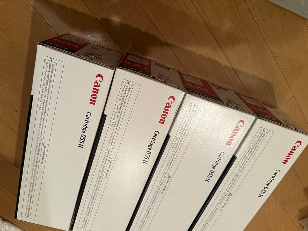 4色セット　Canon CRG-055H トナーカートリッジ 純正品　未開封