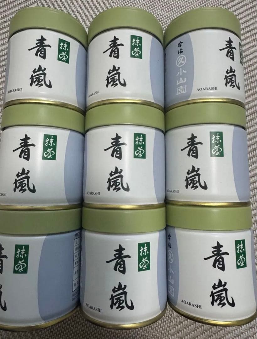 丸久小山園　青嵐 抹茶 40g缶 9缶セット