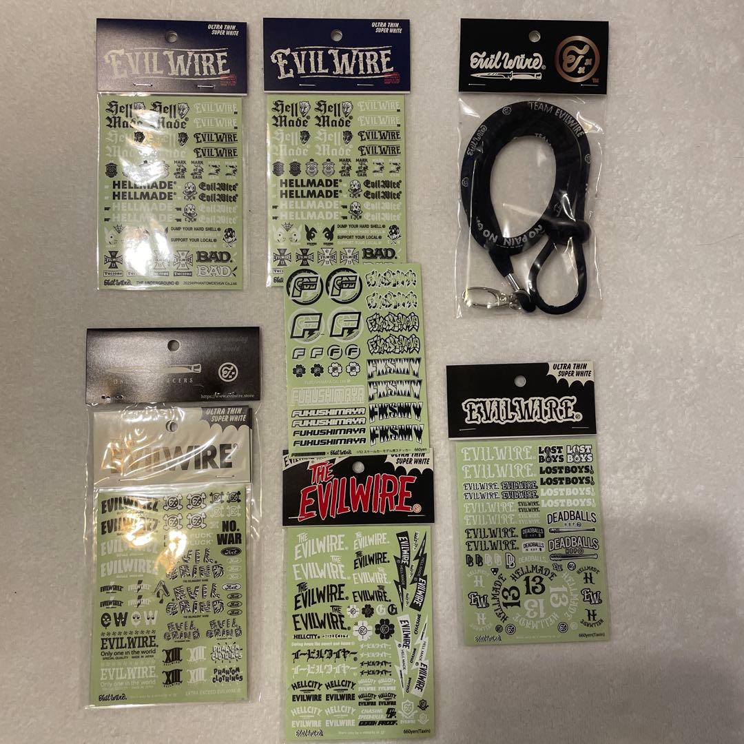EVIL WIRE ステッカーセット ネックストラップ