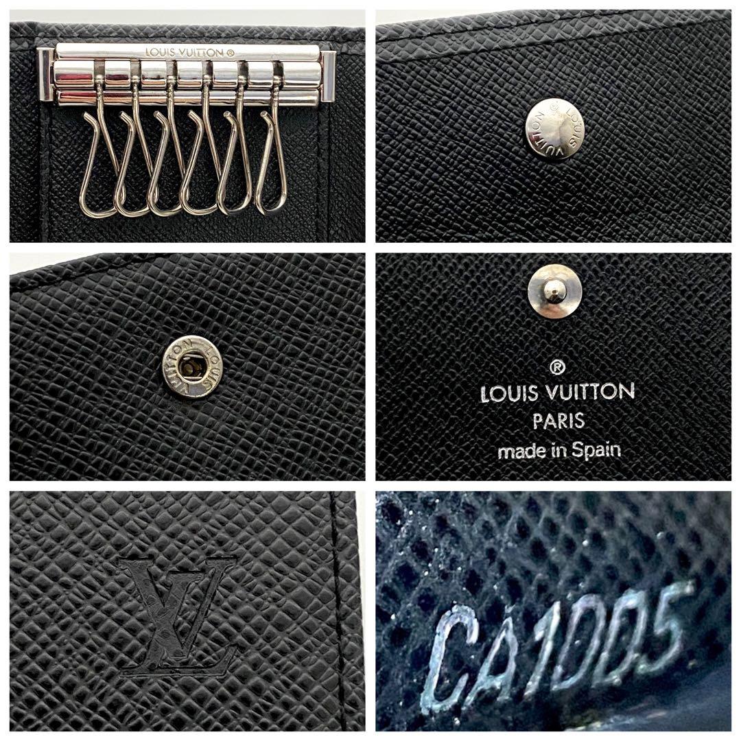 未使用品　ルイヴィトン　タイガ　キーケース　ミュルティクレ6 黒