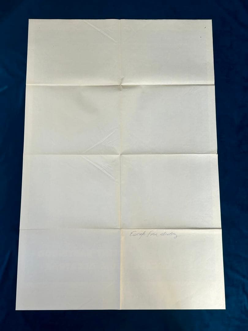 アルカトラズからの脱出 USオリジナル映画ポスター