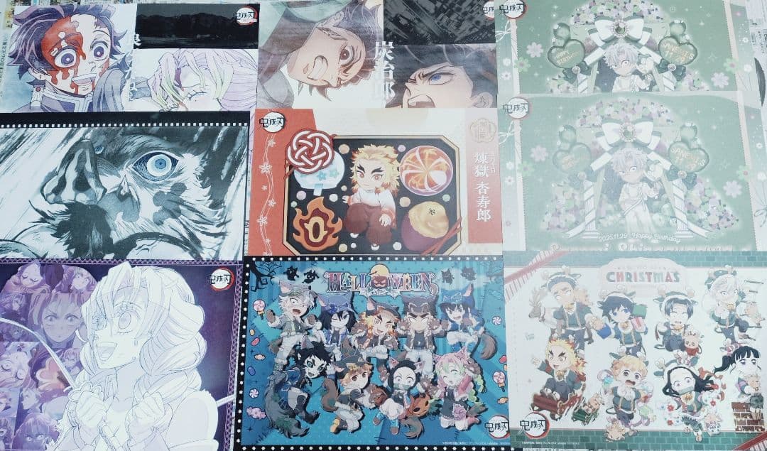 鬼滅の刃　カフェ　ダイニング　ランチョンマット54枚まとめ売り　童磨.煉獄　他