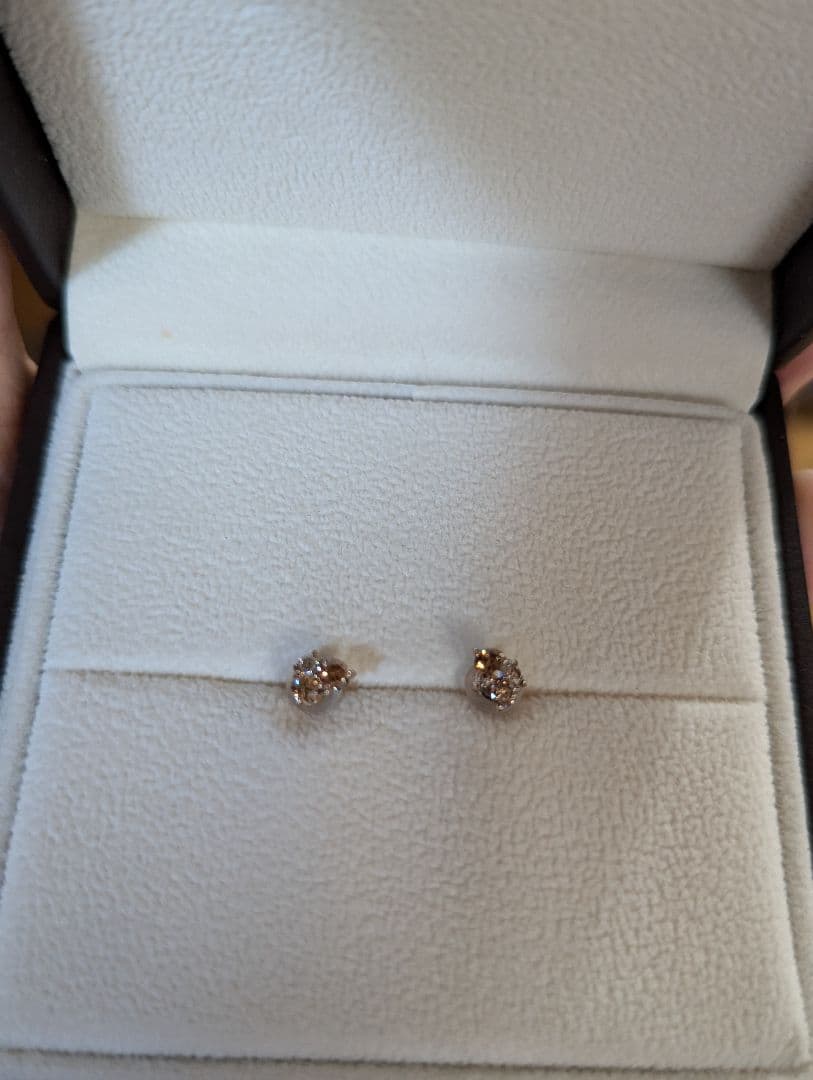 カシケイ ダイヤモンドピアス【さつき】