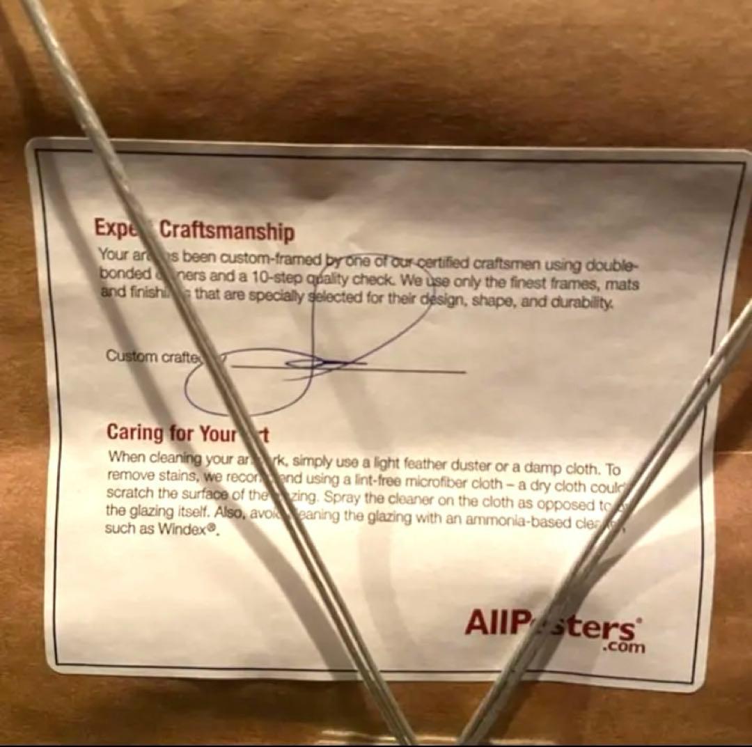 舞妓　大型　芸妓　京都　祇園　着物　ポスター　額装　舞妓さん　アート　花見小路