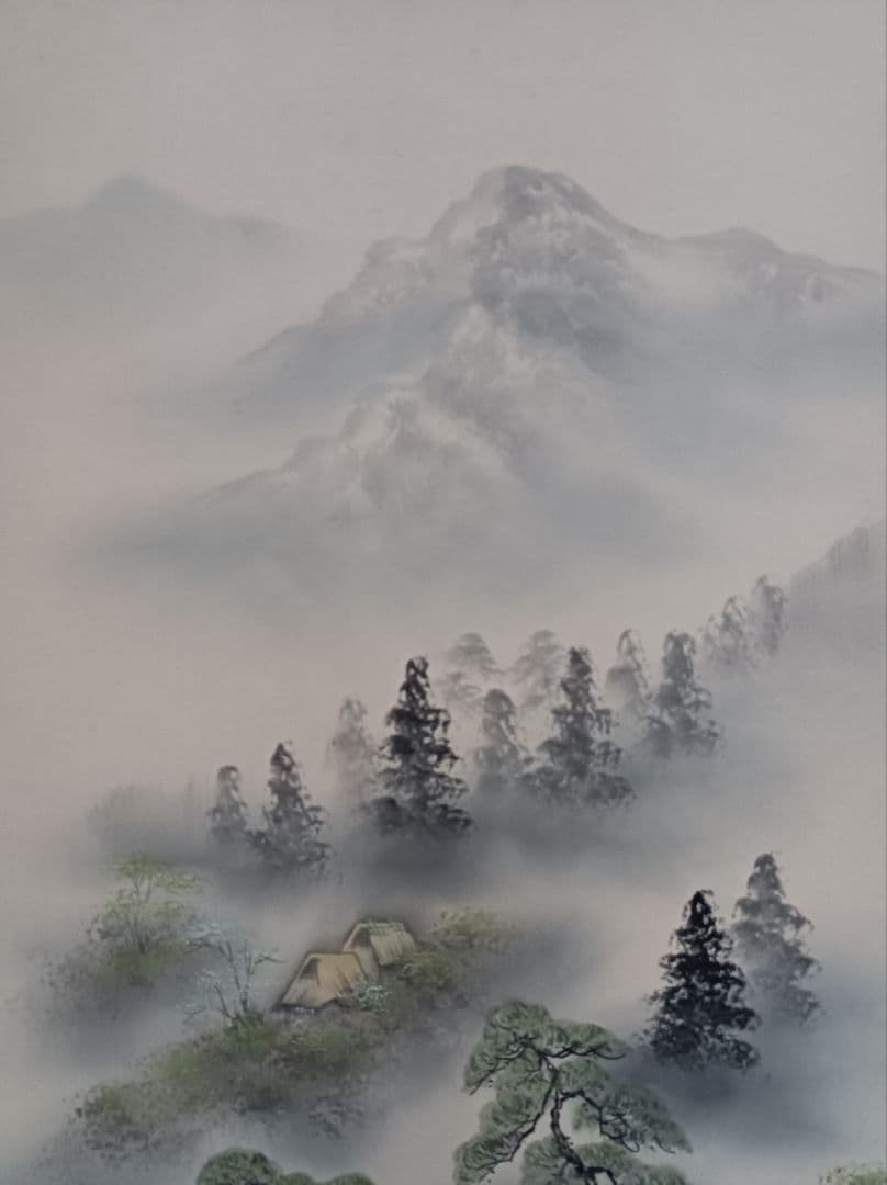 美品 軸 開運 おもてなし 絵 龍神 金運 花 山水 中国 風水 美術 インテリ