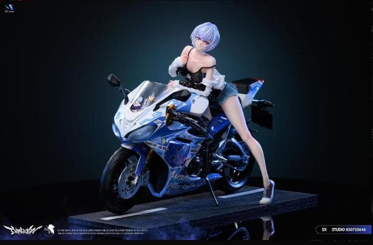新世紀エヴァンゲリオン　綾波レイ　バイク ガレージキット　フィギュア