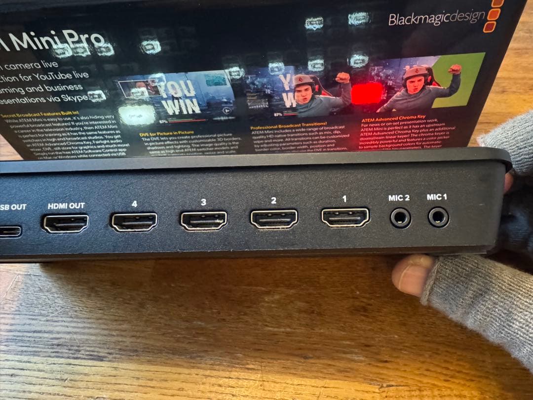 【タイムセール！】【美品】Blackmagic ATEM Mini Pro