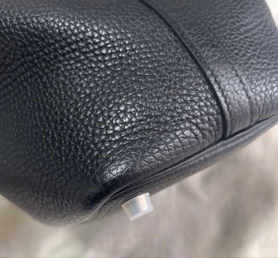 エルメス　ピコタンロックPM ノワール　Sliver金具 Y刻印　美品