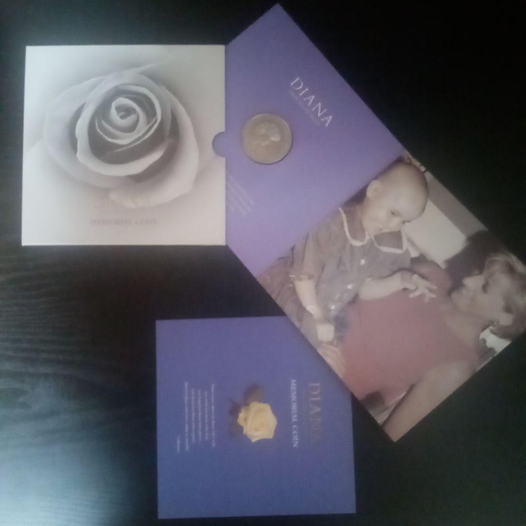 ダイアナ妃追悼記念 ５ポンド プルーフ白銅貨幣