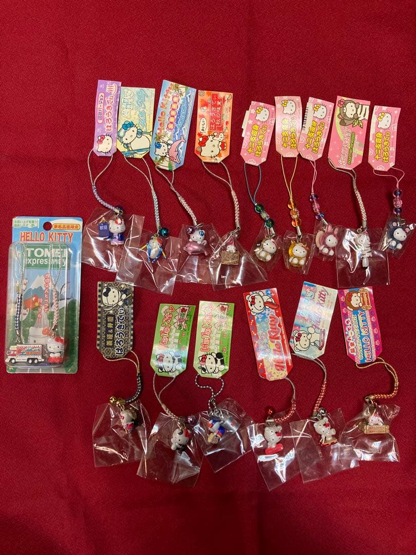 ご当地キティ 根付け ストラップ　まとめ売り