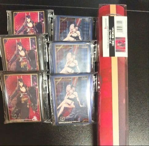 アズールレーン 赤城 梅と雪 スリーブ　プレイマット　ローン　灰と紅