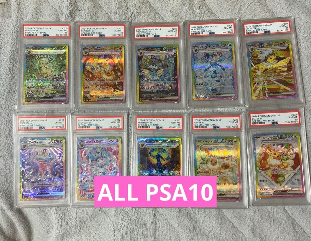 【PSA10】テラスタルフェス　SAR 10枚セット　ブイズ
