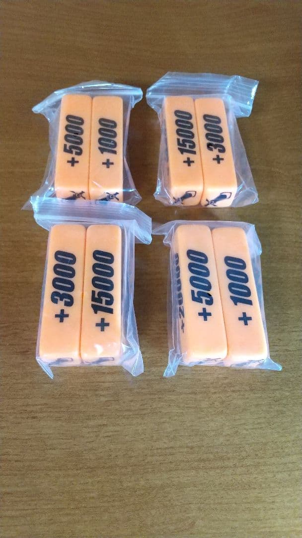 ヴァンガード パワーカウンター オレンジ色 4セット 2個入り 初期欠けキズあり