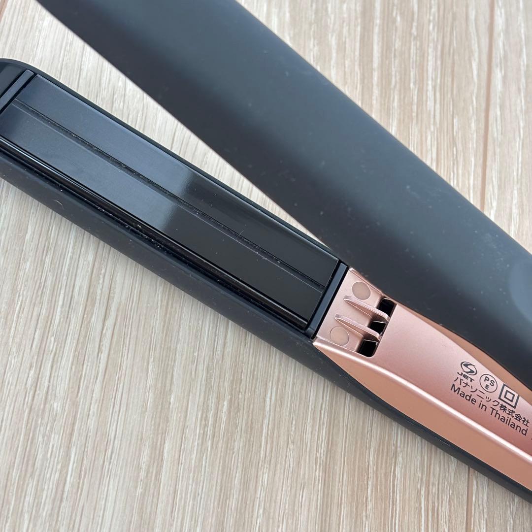 パナソニック ヘアーアイロン ストレート用 ナノケア 黒 EH-HS0E-K