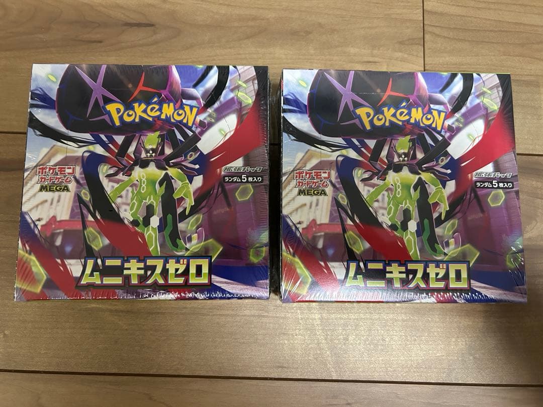 ポケモンカードムニキスゼロ2BOX シュリンク付き 新品未開封