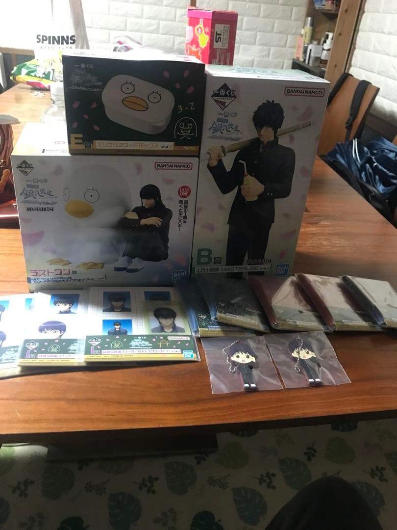 一番くじ　3年Z組　銀八先生　ラストワン＆Ｂ賞＆Ｅ賞セット　13点　新品　未開封