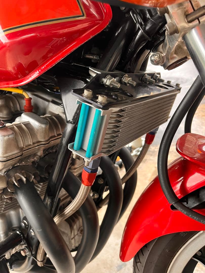 CB750F オイルクーラー