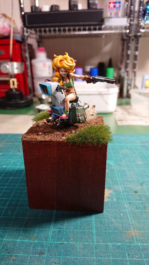 メカコレクション　ドラゴンボール　ランチの一輪バイク