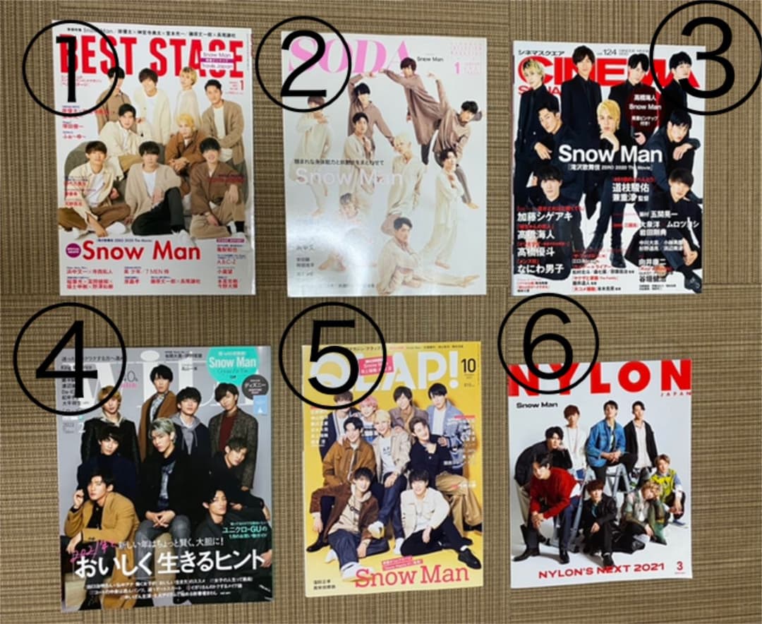 Man表紙［バラ売り］一冊800円