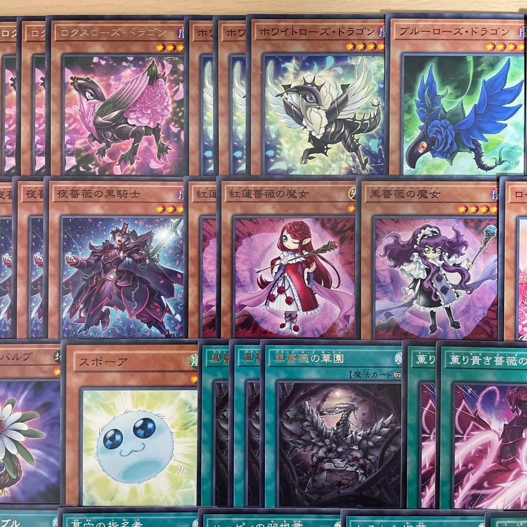 本格構築 ローズドラゴンデッキ レッドローズドラゴン 黒薔薇の破滅竜 月華竜