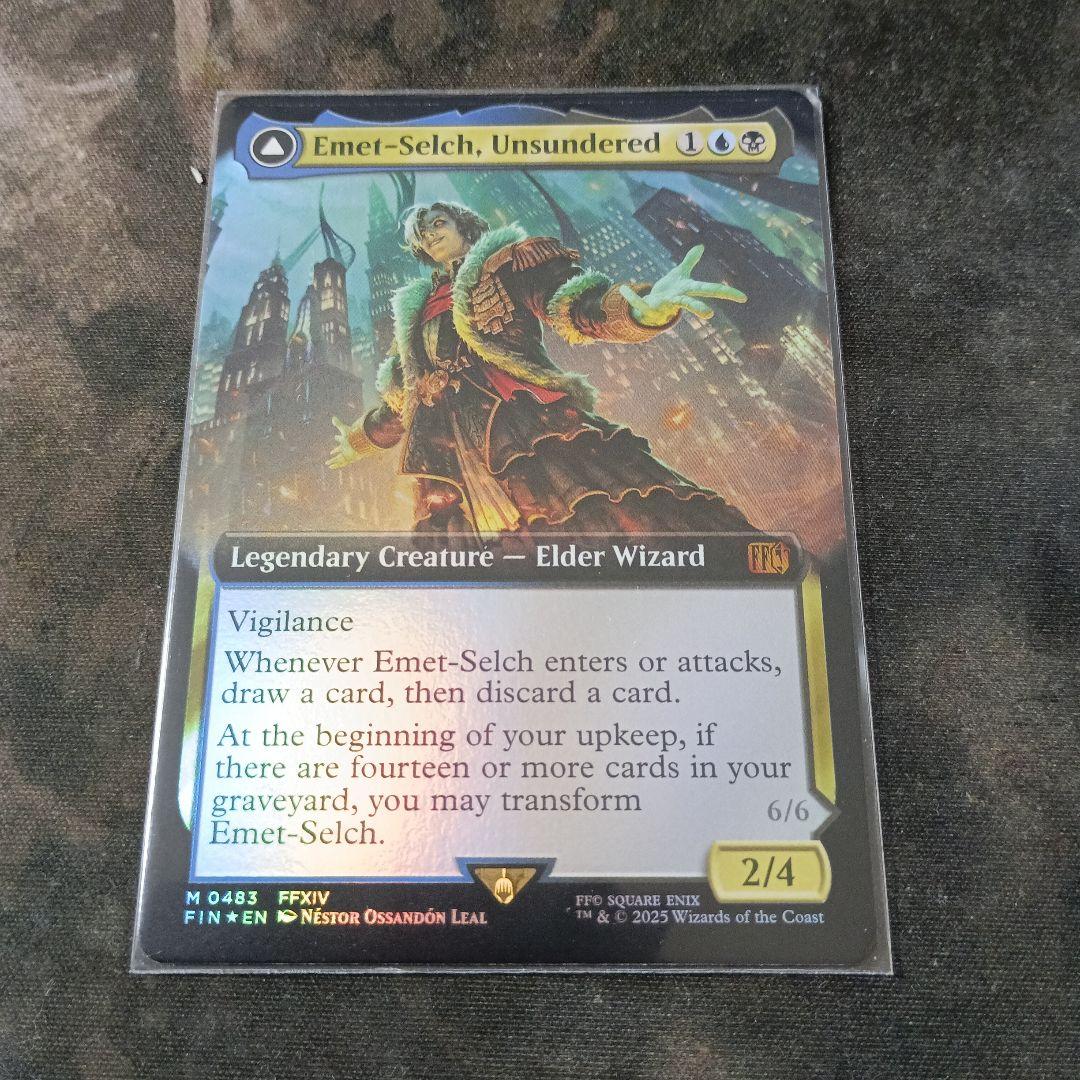 mtg　アシエン・エメトセルク　英語版　拡張アート　foil