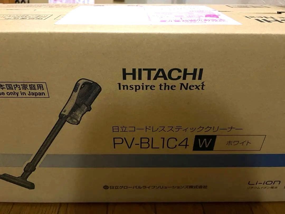 HITACHI コードレススティッククリーナー PV-BL1C4 W