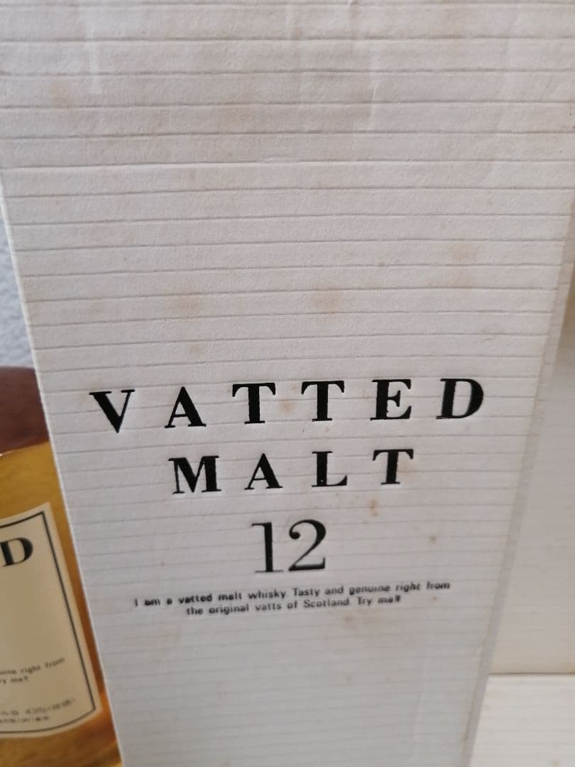 美峰酒類 ヴァッテド モルト12年 VATTED　MALT12　レアウイスキー