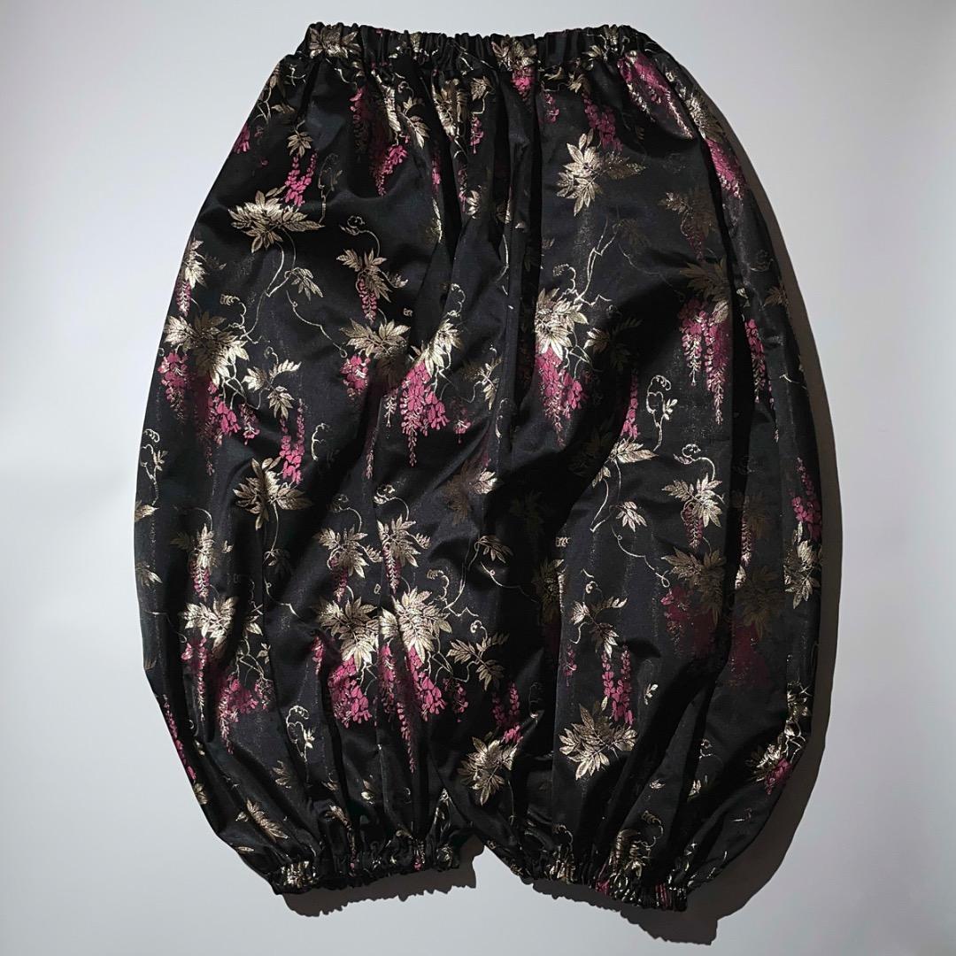 25ss COMME des GARCONS コムコム 刺繍花柄バルーンパンツ