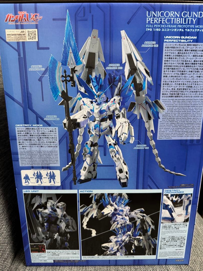ＰＧ １／６０ユニコーンガンダム ペルフェクティビリティ ＬＥＤユニットセット