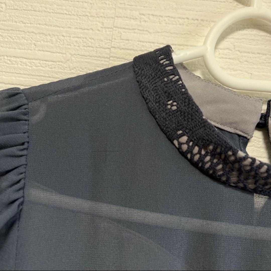 niana アシンメトリータックドレス チャコールアンドレスド【お値下げ交渉可】