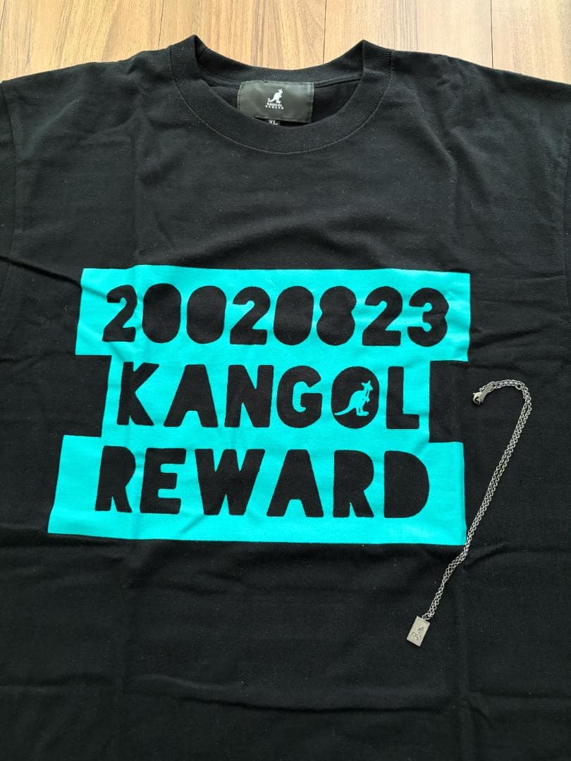 美品：MAZZEL RANｘKANGOL REWARDコラボTシャツ＆ネックレス