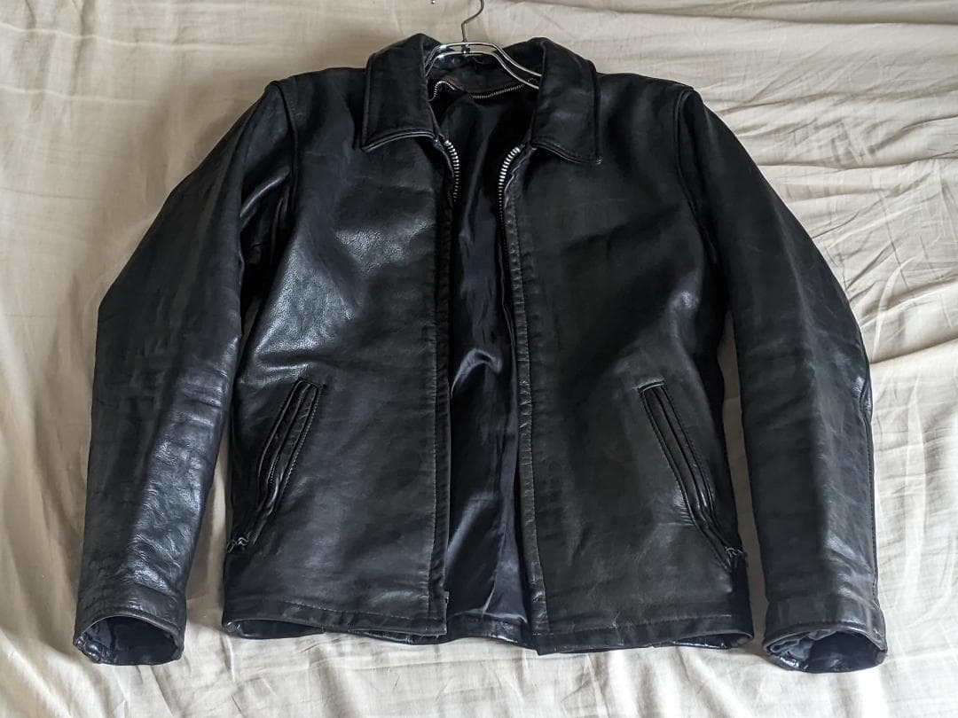 Leathercraft Process レザージャケット 革ジャン ブラック