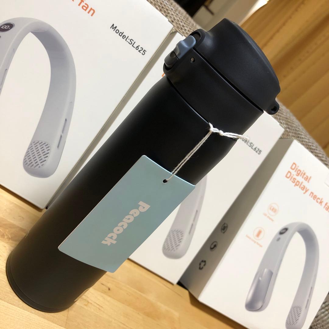 ネッククーラー　ステンレスボトル　水筒　扇風機　携帯