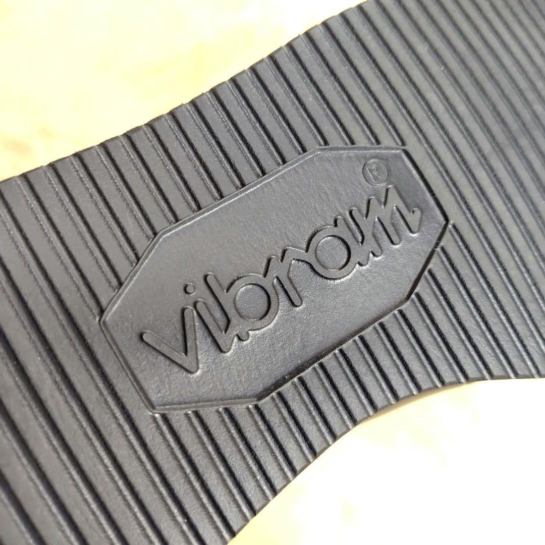 極美品 ハルタ ポストマンシューズ ビブラムソール 711P ブラック 27.5