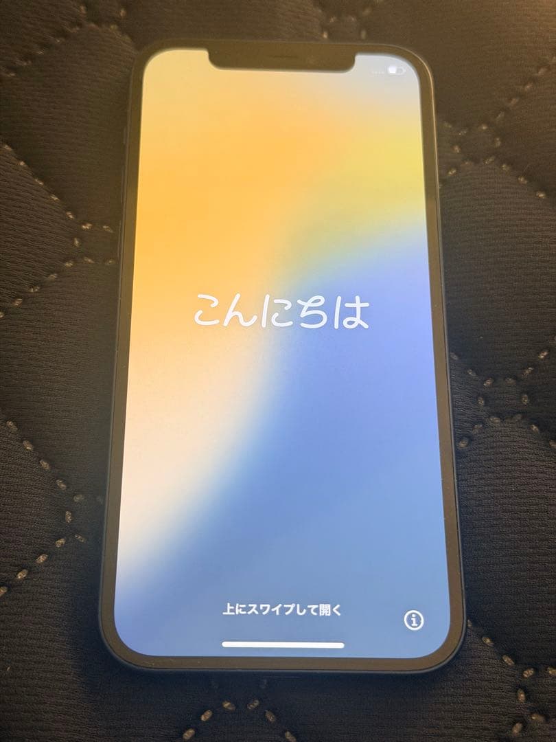 iPhone12 SIMなし 初期化済み