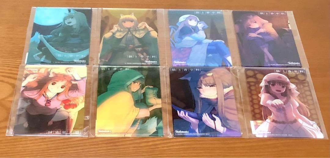 狼と香辛料 愛蔵版　メロンブックス特典アクリルカード全8種セット