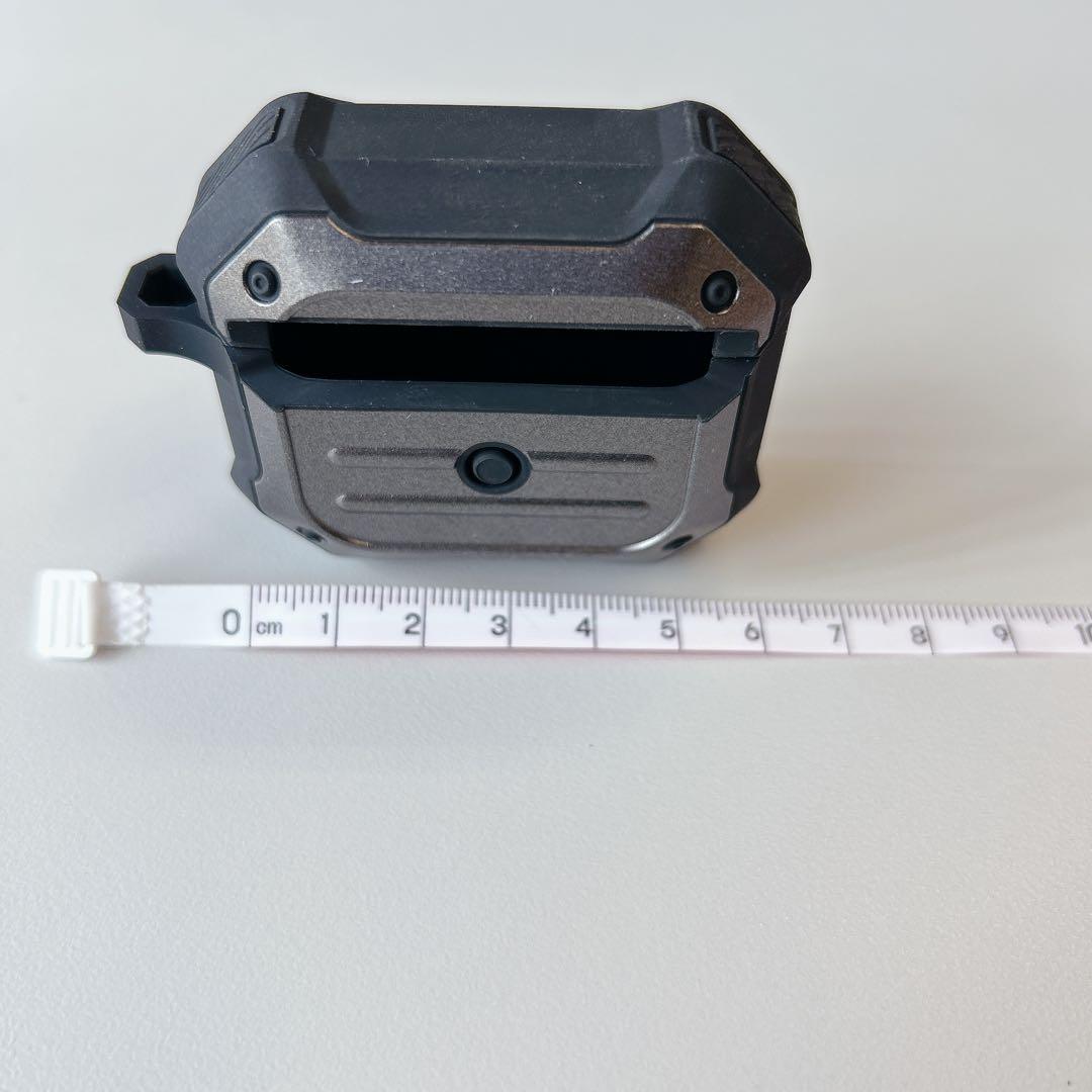 Airpods 第3世代 ケース ワイヤレス充電 対応 カラビナ ブラック