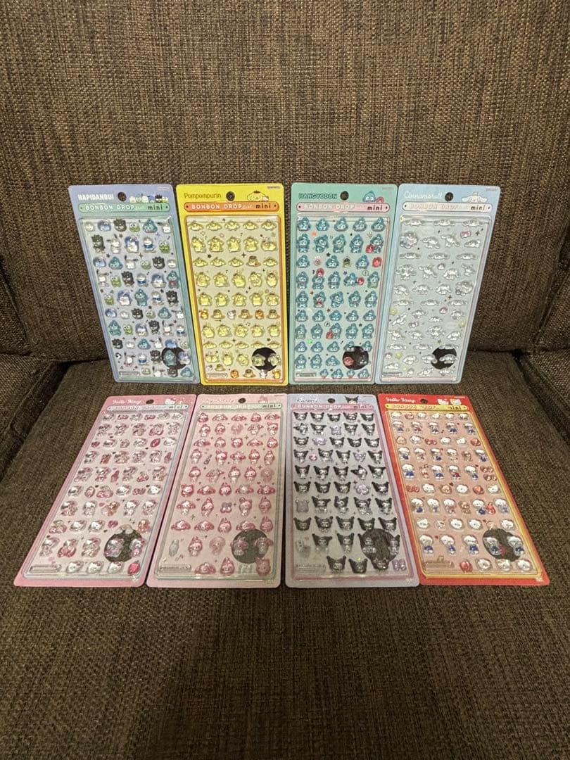 ボンボンドロップシール ミニ サンリオ 8種コンプ まとめ売り
