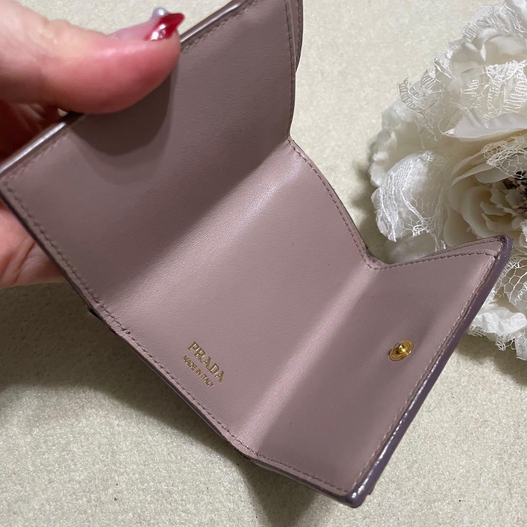 良品♡PRADA三つ折り財布ミニウォレット