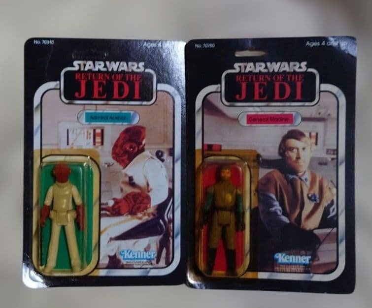 希少品【オールド ケナー】スターウォーズ　アクバー提督　メイディン将軍
