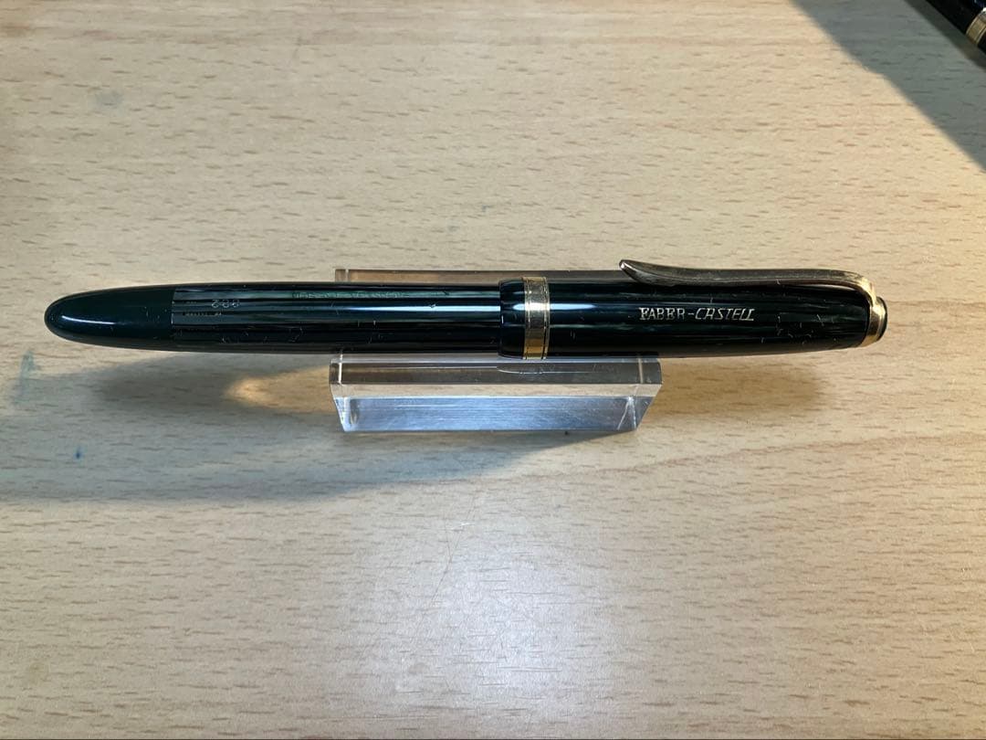 筆記具 faber-castell 882 green-stripes B-nib