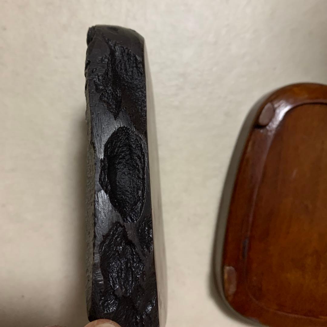 硯　すずり　アンティーク　工芸品　書道　13×10.3㎝